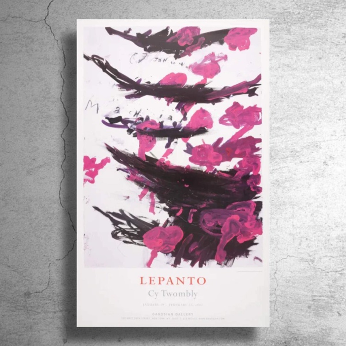 サイトゥオンブリー ポスター Cy Twonbly サイ・トゥオンブリー サイト 