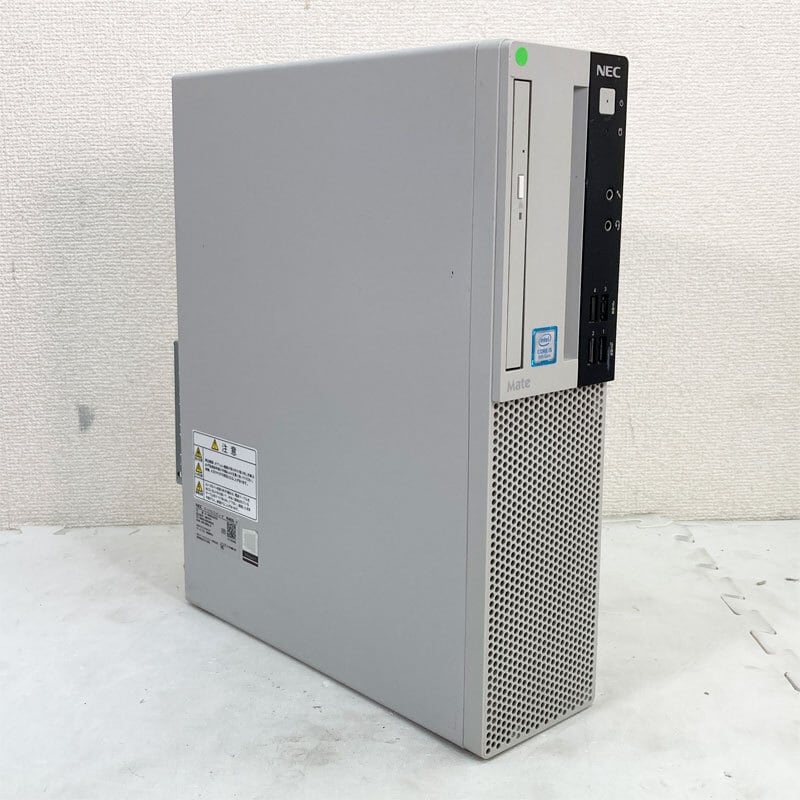 NEC 小型デスクトップPC MRM28L-4 PC-MRM28LZ7AAS4 Core i5-8400 windows11 pro 8GB SSD128GB  オフィス (A965) NEC NEC MRM28L-4 デスクトップパソコン 17型液晶ディスプレイ 一式