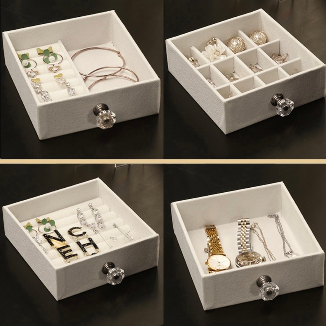 アクリル クリア ジュエリー収納ボックス アクセサリー引き出し収納
