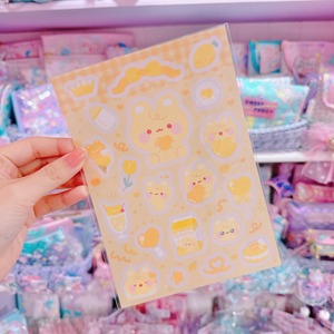 【G3】18-3推しカラークリアシール(黄)