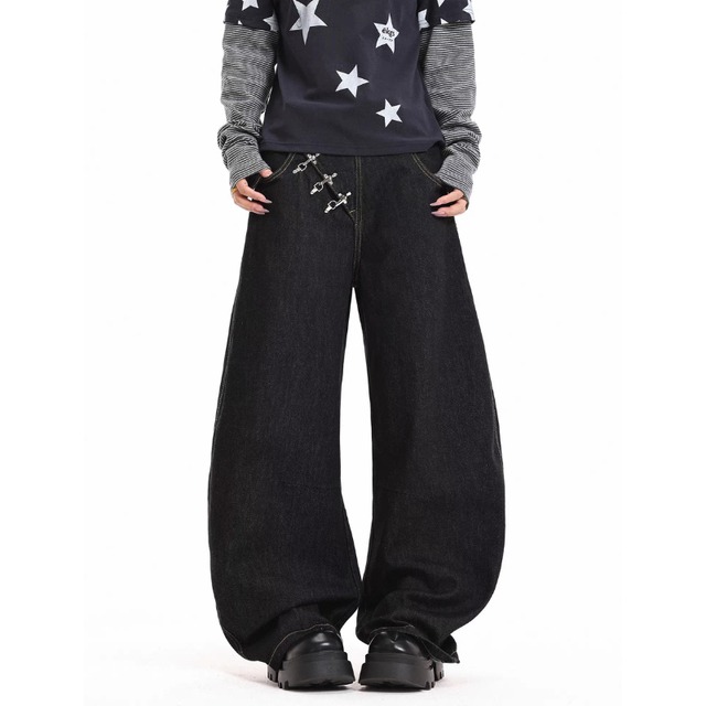 slash hook design denim　スラッシュフックデザインデニム　J1695