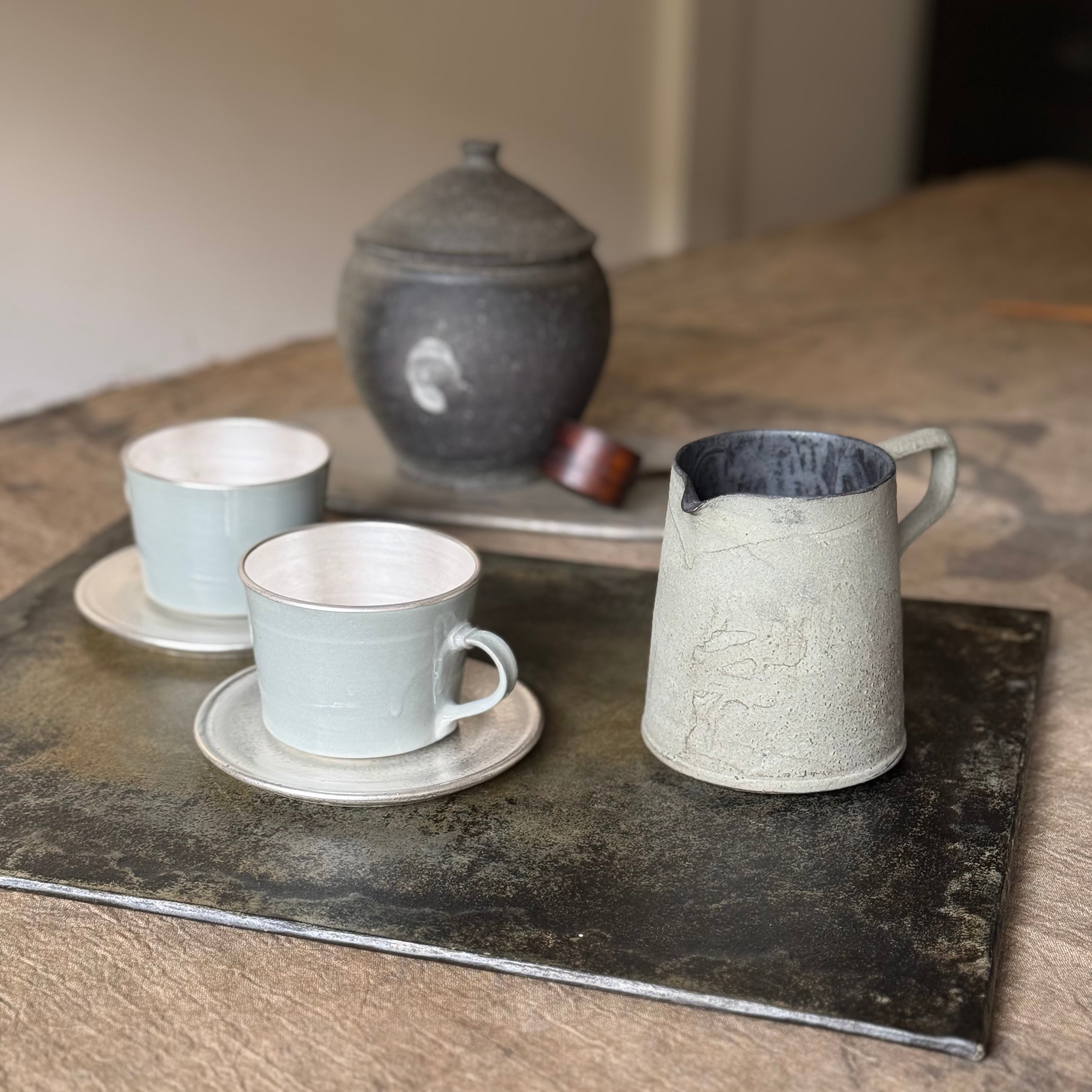 清水善行 須恵 珈琲壺 | gallery 一白