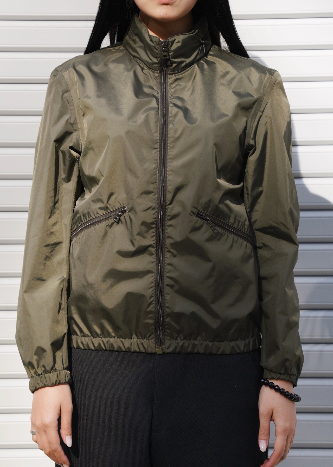 PRADA 2010 nylon fooded jacket