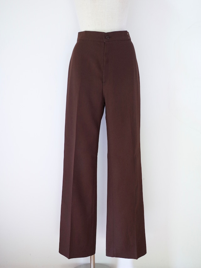 80s Levi’s Brown Wide Leg Trousers