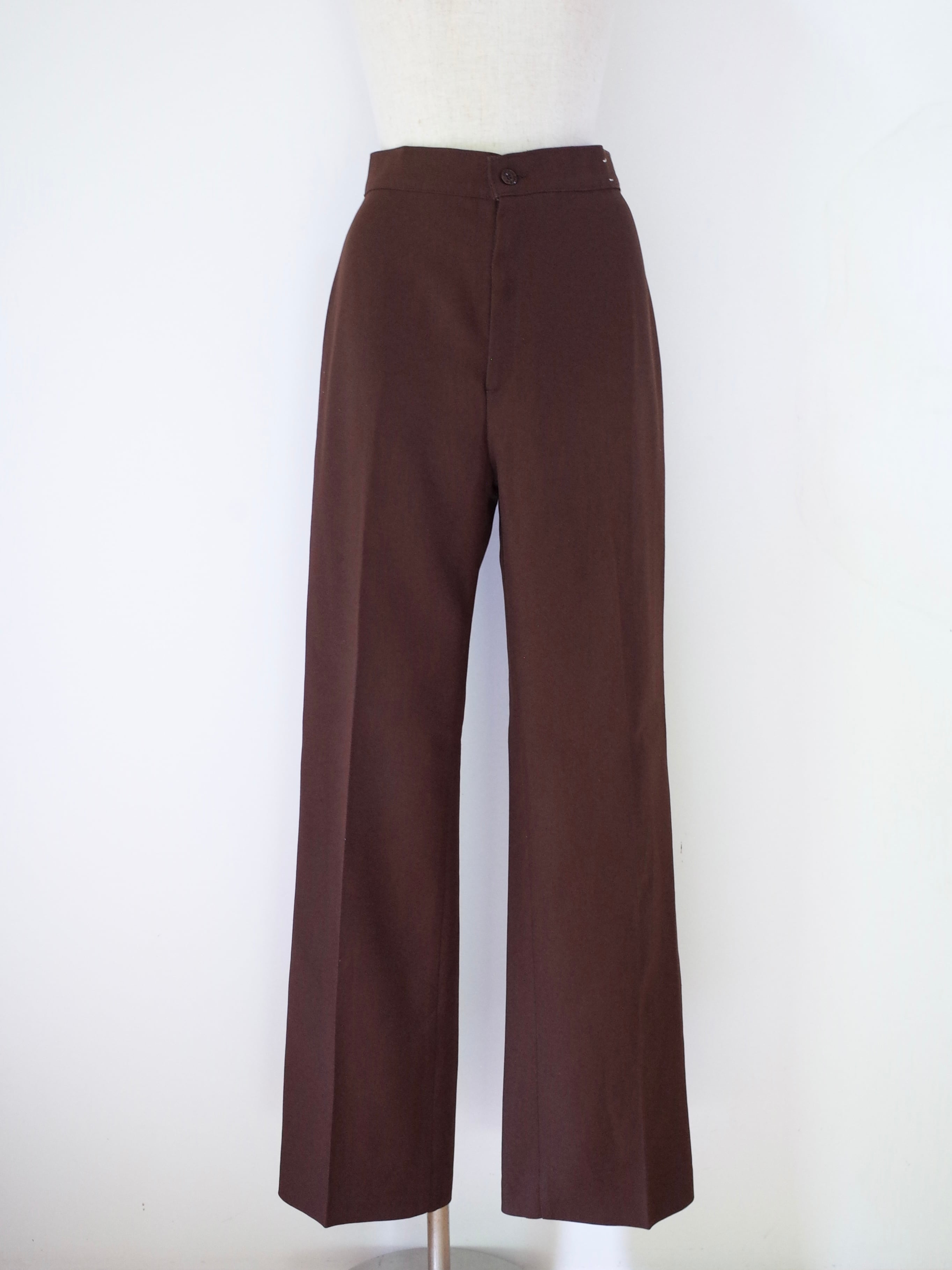80s Levi’s Brown Wide Leg Trousers