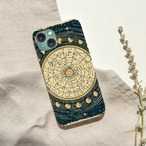 受注生産 iPhoneケース 月相と星座の黄道十二宮図｜占星術 STAR005D