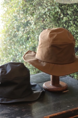 BLACK SIGN/ブラックサイン　Oiled Cotton Swindler Hat -Long Brim-　BSFC-25901