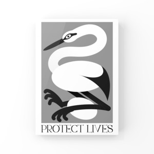 Charity Sticker - Protect Lives