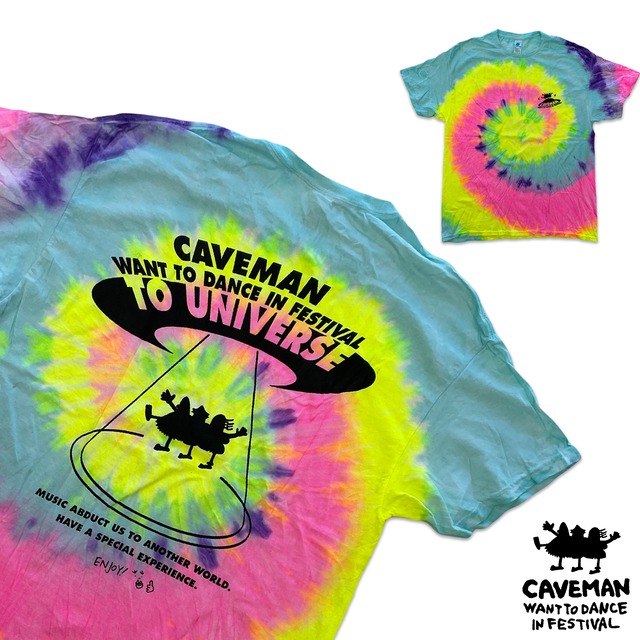 【CAVEMAN】「Kepler」  S/S T-shirt【caveman want to dance in festival】td10-caveman-Kepler