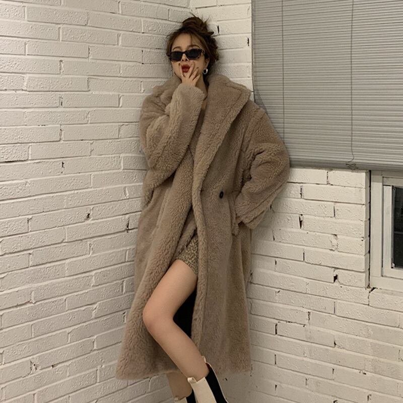 ジャケット レディースウィンタースタイルルーズカーディガンウールコート 冬物 YY-ファッション90630345312