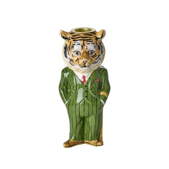 Nathalie lete ライス キャンドルホルダー ナタリーレテ タイガー Nathalie Lete×rice Ceramic Candleholder Tiger ナタリーレテ
