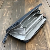 エレファント 長財布 クリスタルブルー