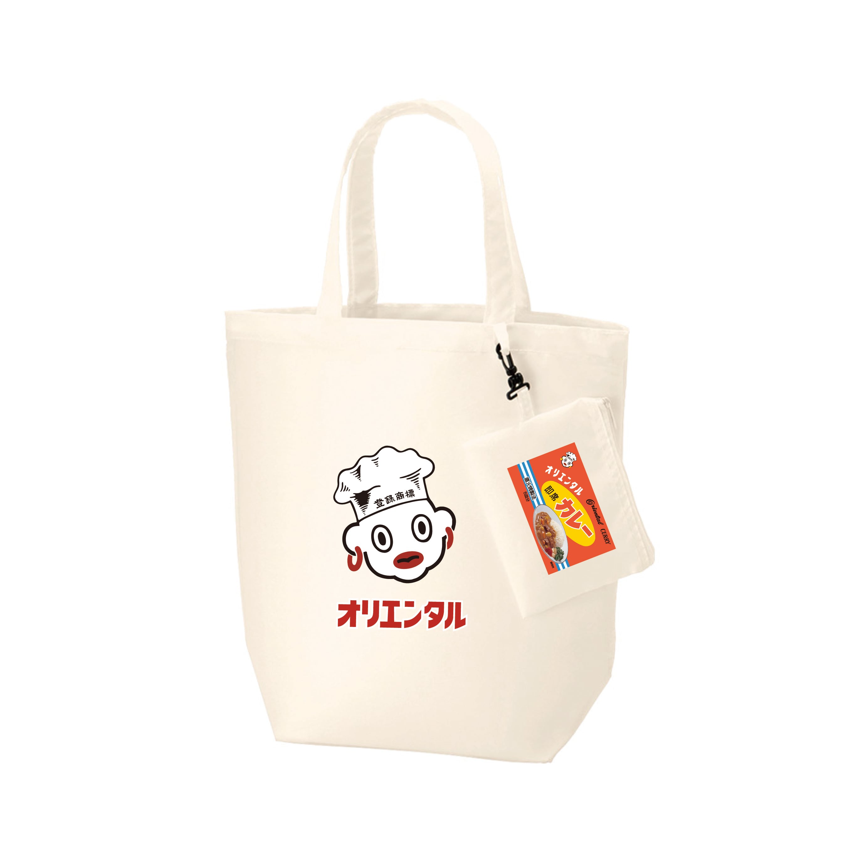オリエンタルカレー エコバックA（ホワイト） | ニッポンノイチ