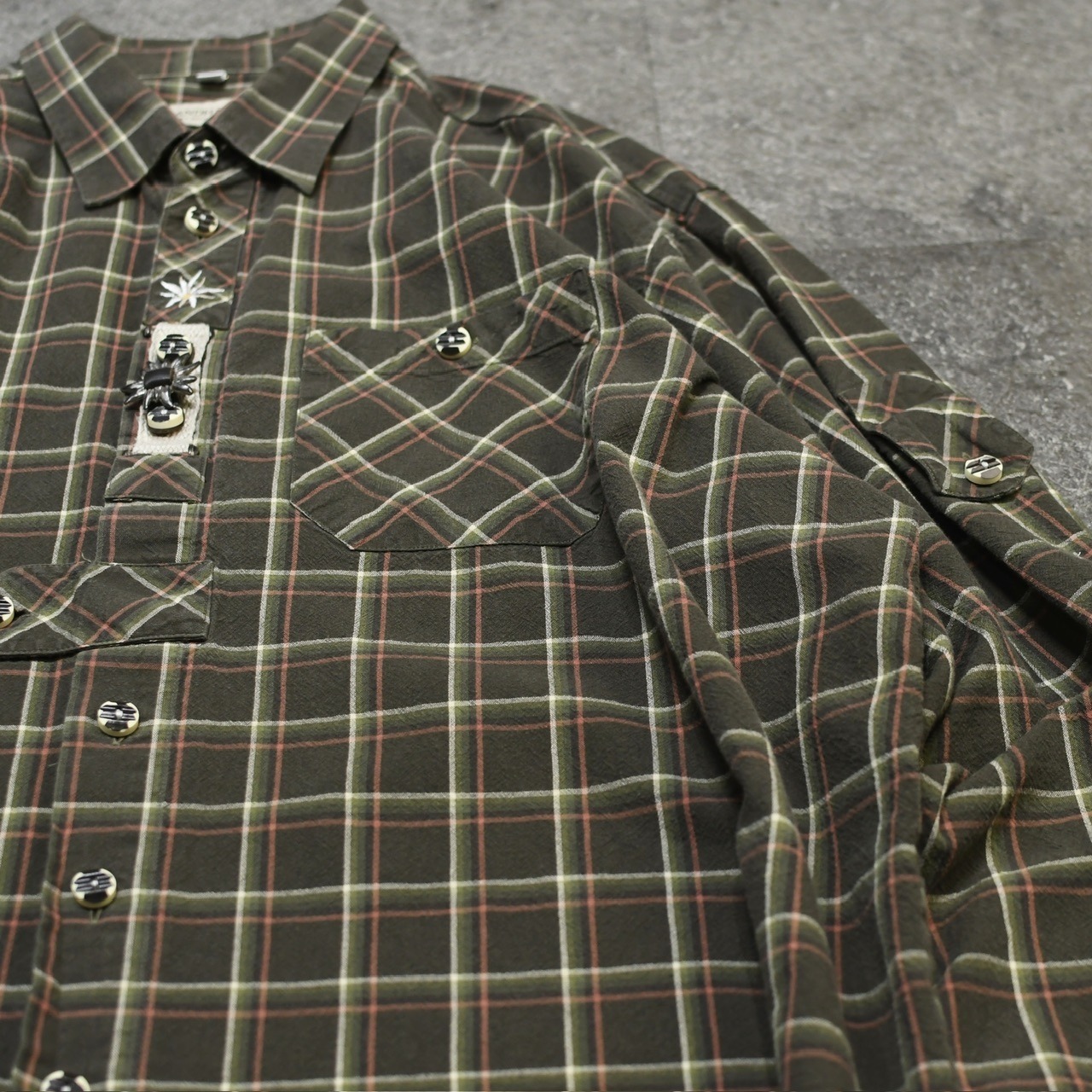 check tyrolean shirt