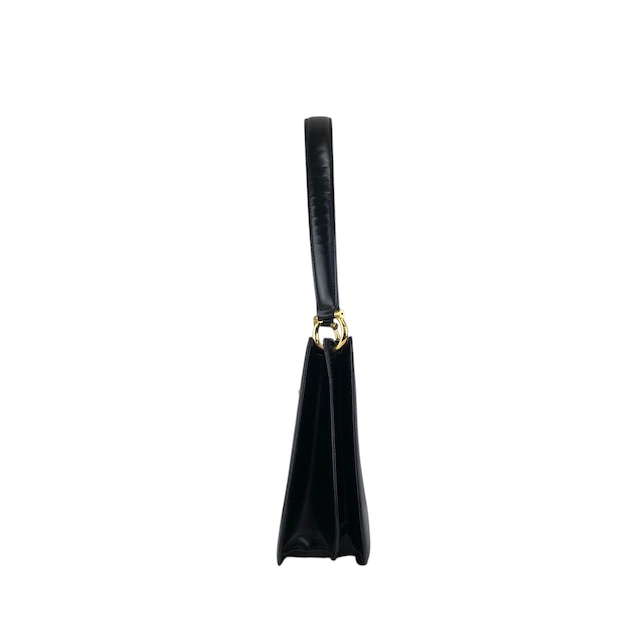 CELINE セリーヌ ショルダーバッグ ブラック ホースビット レザー セミショルダーバッグ vintage ヴィンテージ オールド snekiw