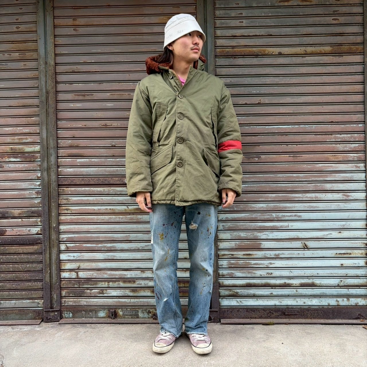 米軍 B-9 パーカー 民生品 B-9 パーカー フライトジャケット TALON 民生品 フード脱着 古着屋