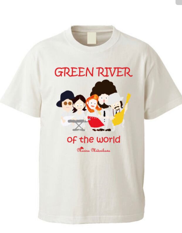 送料無料】 Green River Of The World Tシャツ | 緑川マリナ