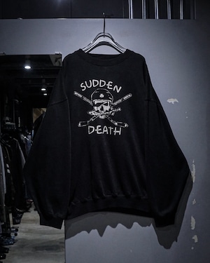 【add (C) vintage】Skull Graphic Vintage Loose Sweatshirt