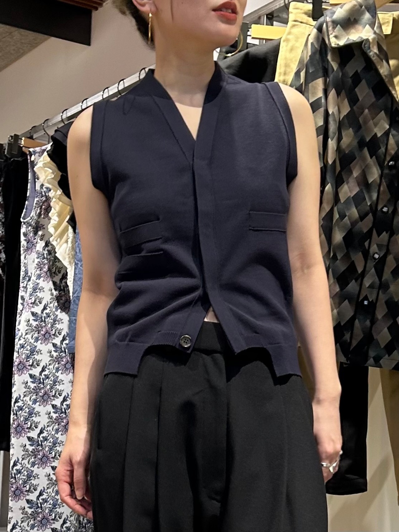 【25SS】JUN MIKAMI ジュン ミカミ / VEST / ハイツイストヤーンベスト - 1