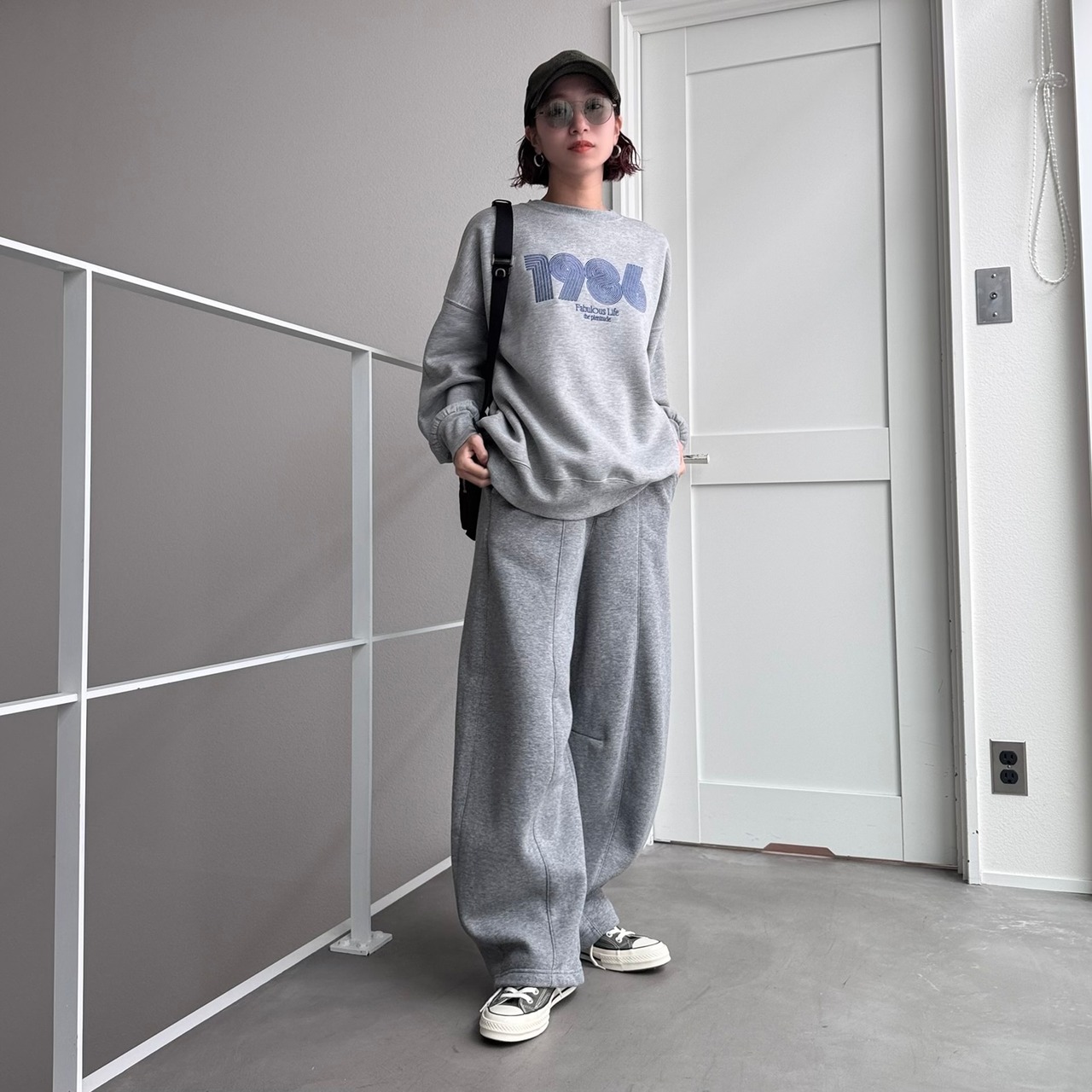 guruguruロゴスウェットPO/グレー