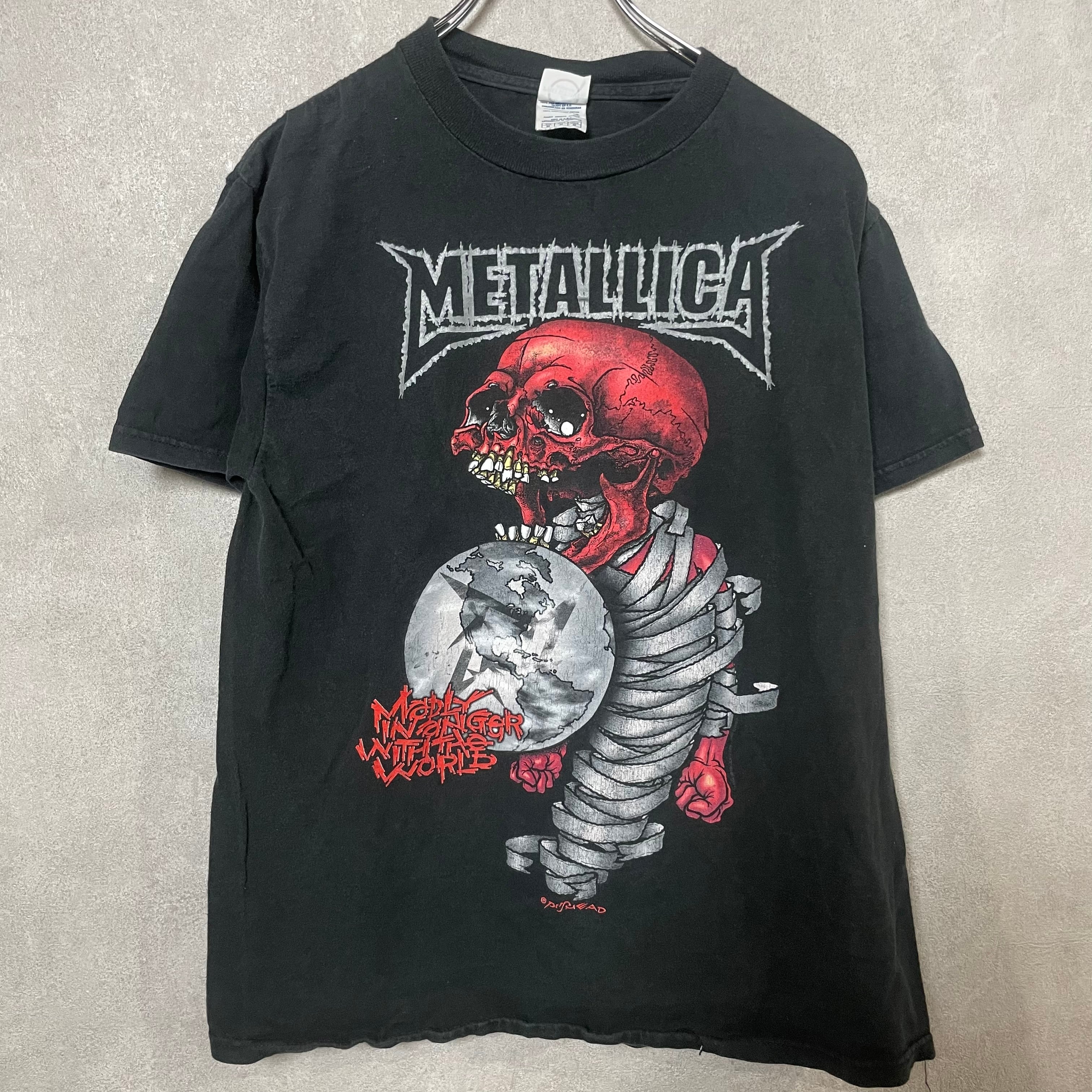 90~00年代 METALLICA メタリカ 両面プリント 袖プリント ロンT バンドTシャツ バンT メンズM ヴィンテージ /evb001893