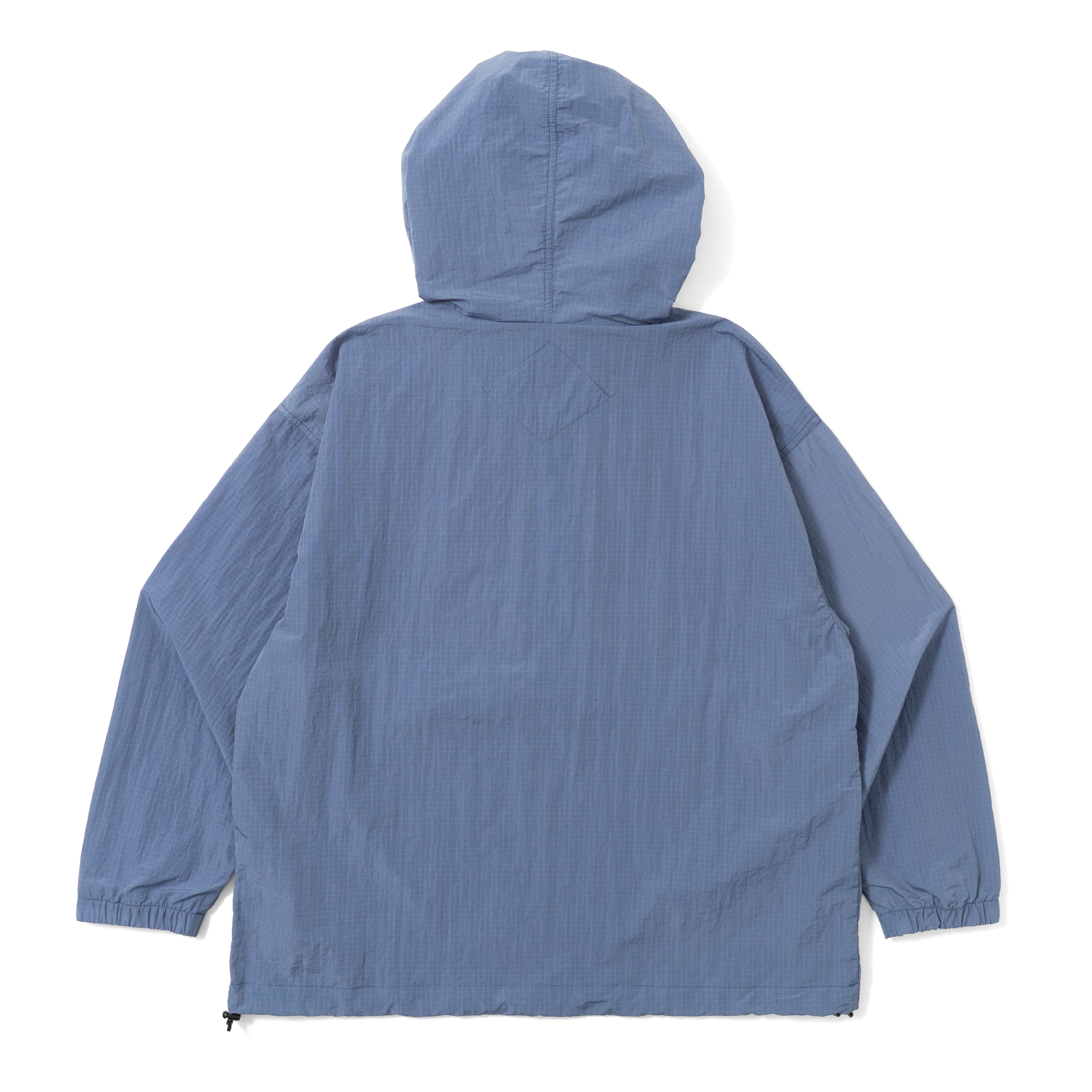 GRAPH CHECK NYLON ANORAK SKY BLUE | What's up?