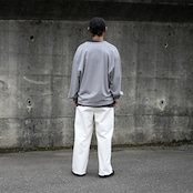 SAYATOMO / 2-Tack Cutoff Wide Denim Pants