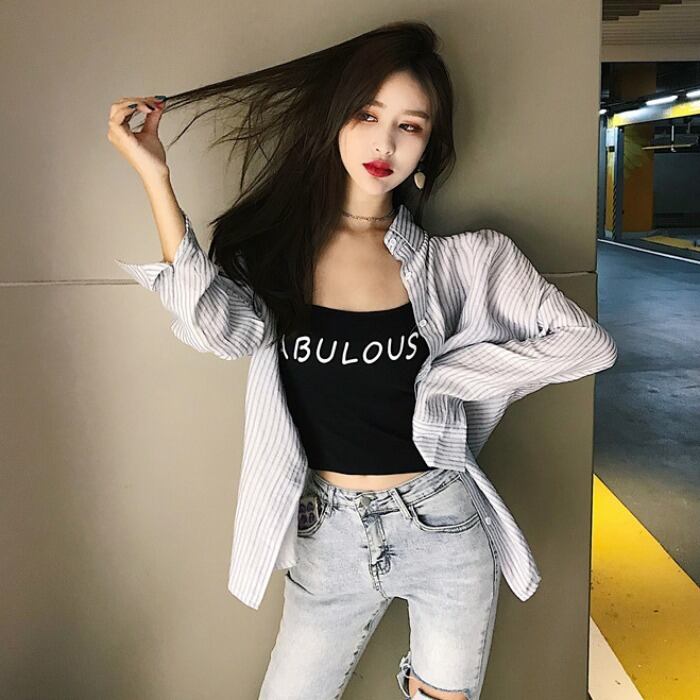 香港風のセクシーなチューブトップキャミソールの女性の2020年夏の