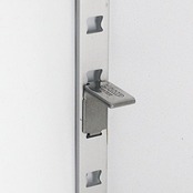 スガツネ工業 ランプ印 アルミ製棚柱用棚受10個 AP-FB20