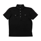 23区 SPORT ニジュウサンクスポーツ ゴルフ 半袖 ポロシャツ サイズ M /メンズ/ブラック/smooth fit/両胸ポケット/オンワード樫山