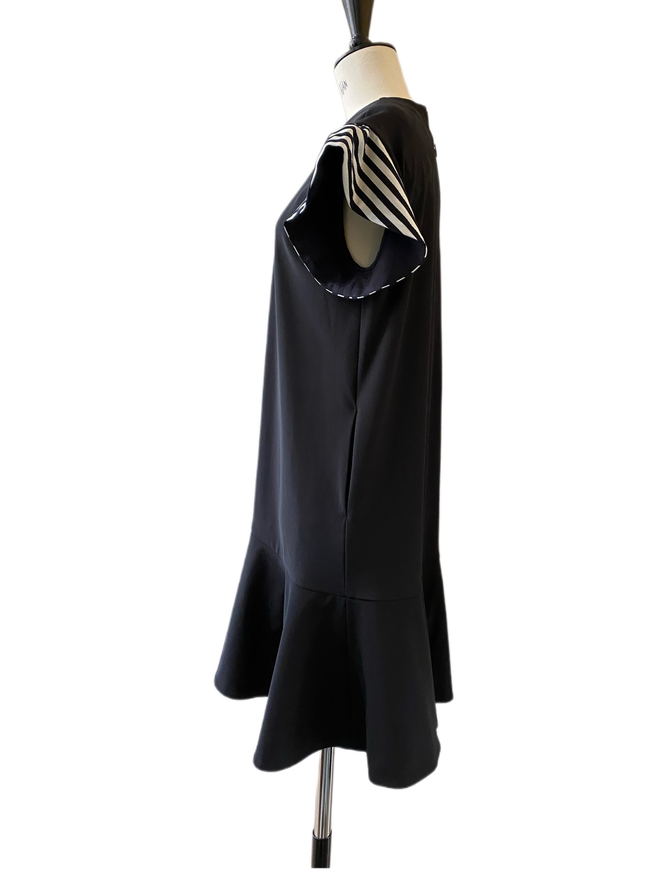 BORDERS at BALCONY TRICOT MINI DRESS