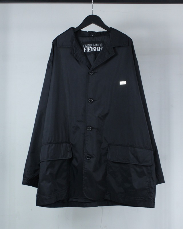 【Caka BLACK】“GIANFRANCO FERRE” Vintage Loose Nylon Jacket