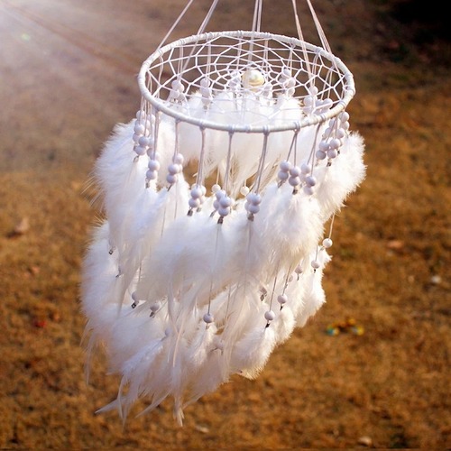 Feather circle dream catcher 3color