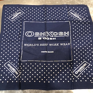 OSHKOSH NAVY DOT BANDANA