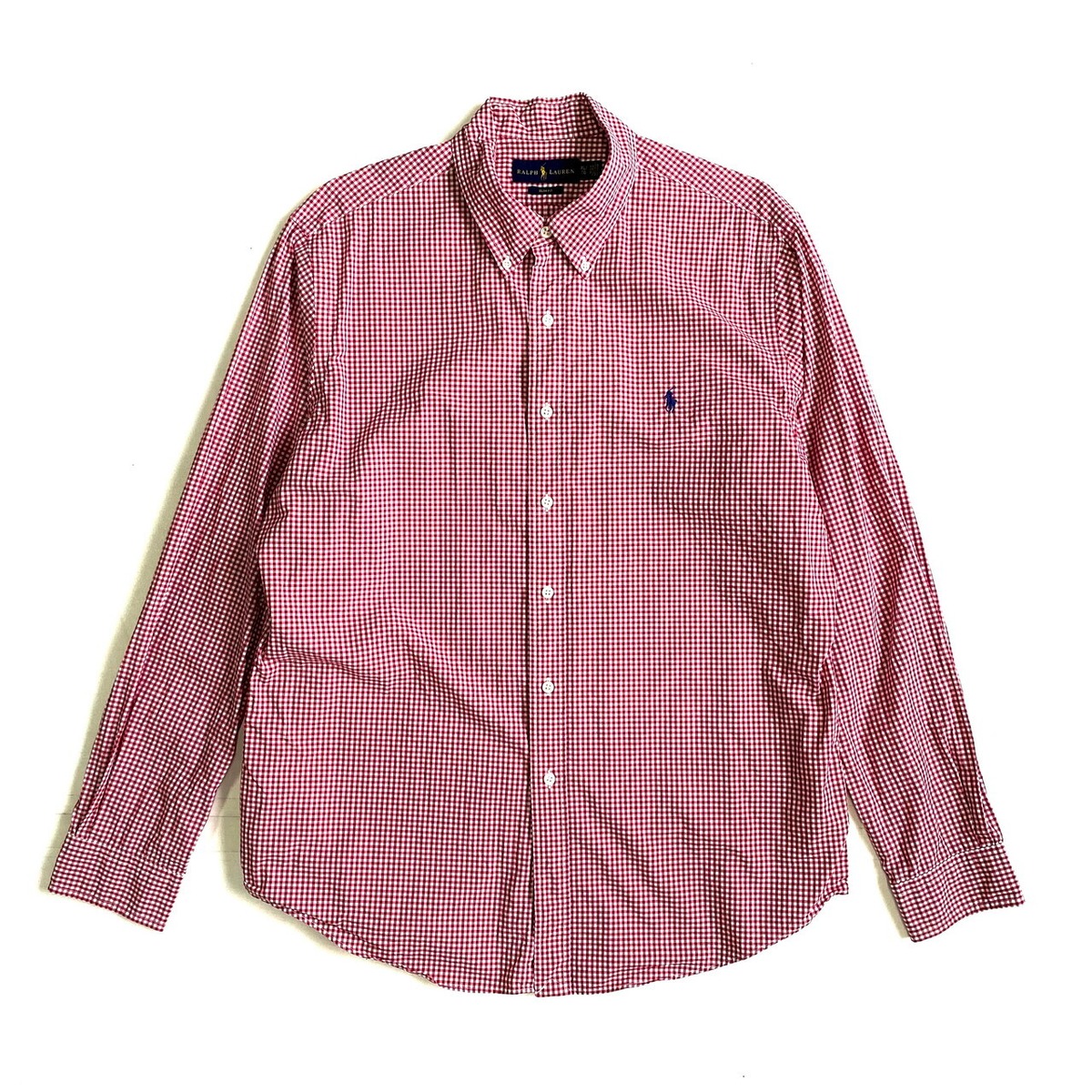 RALPH LAUREN ラルフローレン 長袖 ギンガムチェックシャツ メンズ XL 