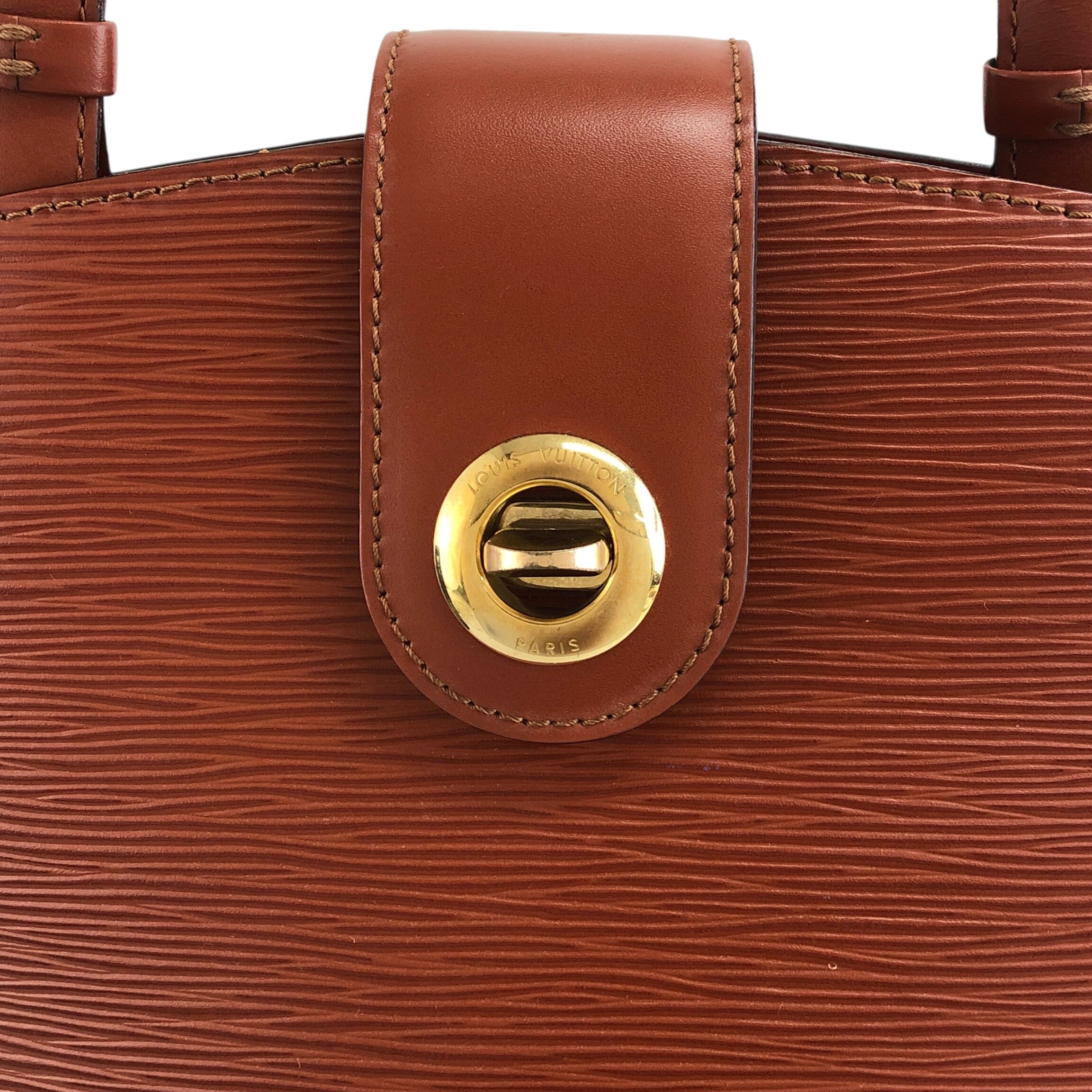LOUIS VUITTON ルイヴィトン エピ ショルダーバッグ ブラウン ターン