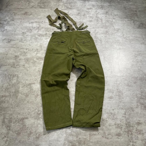 50s アメリカ軍 実物 M51 ウールパンツ gripper zipper 詳細写真2