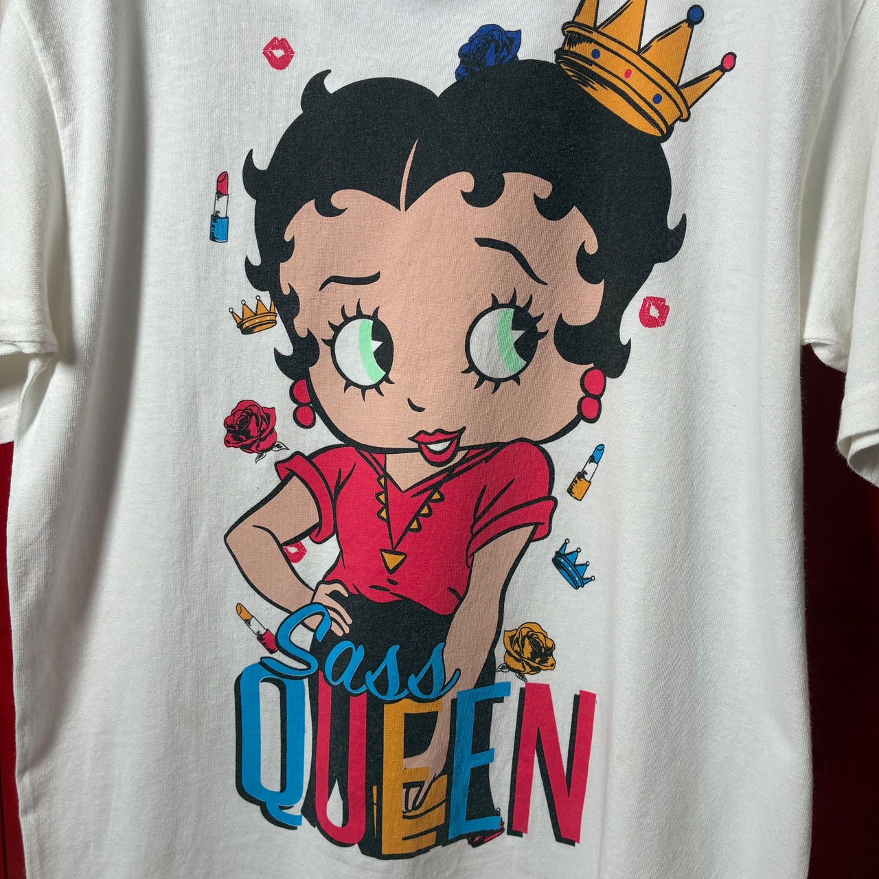 Betty Boop　ベティ・ブープ　Tシャツ　キャラクターTシャツ　ホワイト　白T
