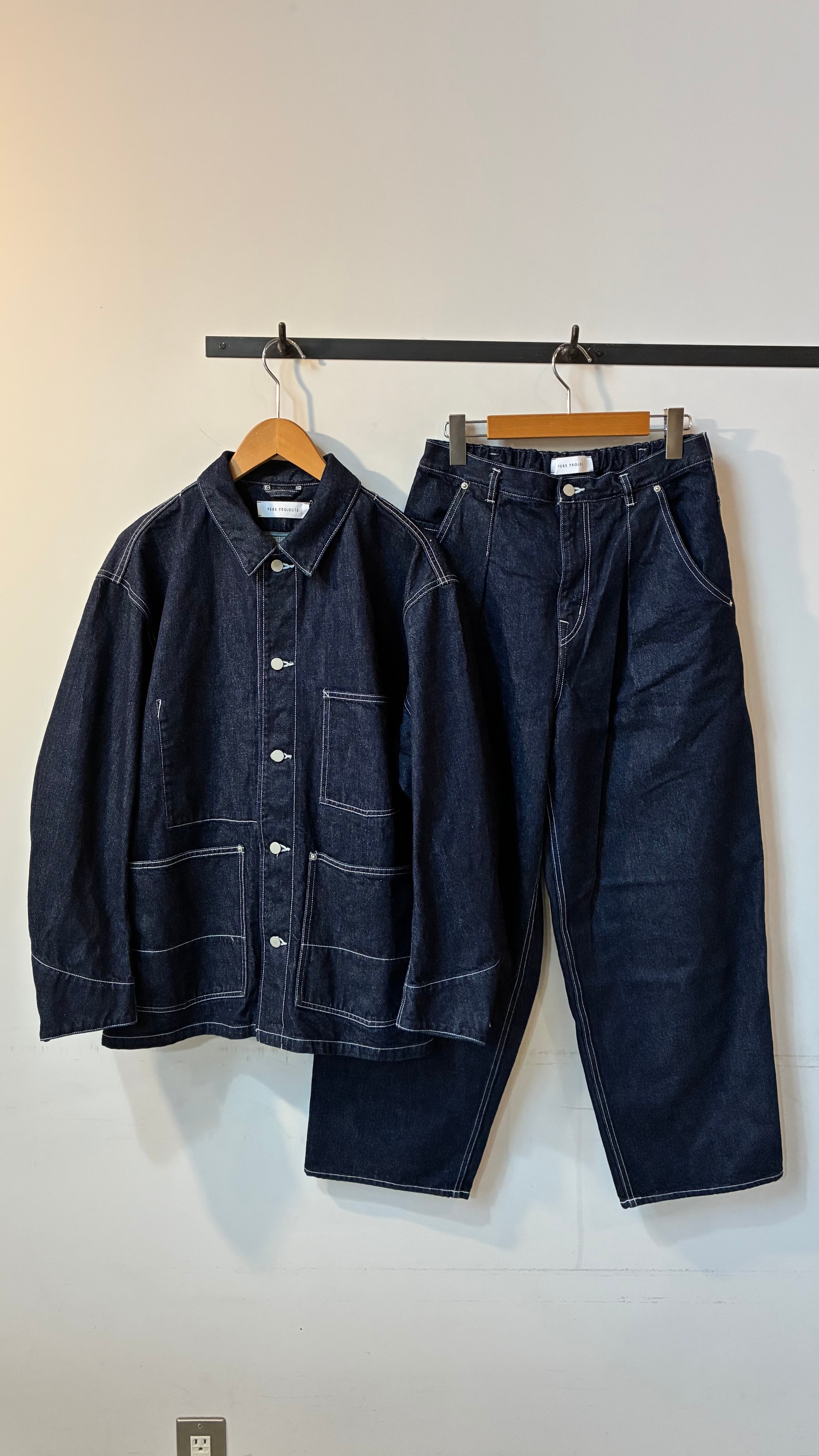 PERS PROJECTS ARON COVERALL インディゴカバーオール PERS PROJECTS/パースプロジェクト ARON COVERALL