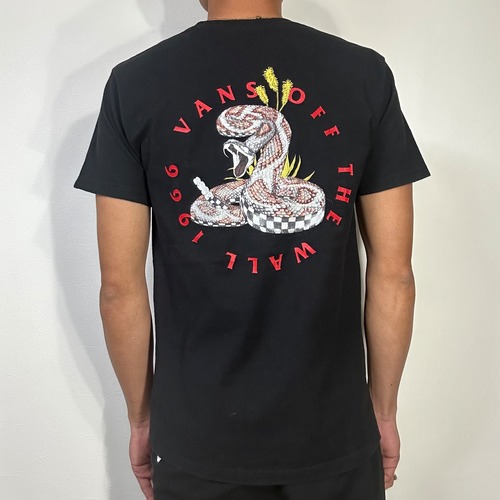VANS チェッカースネーク tee