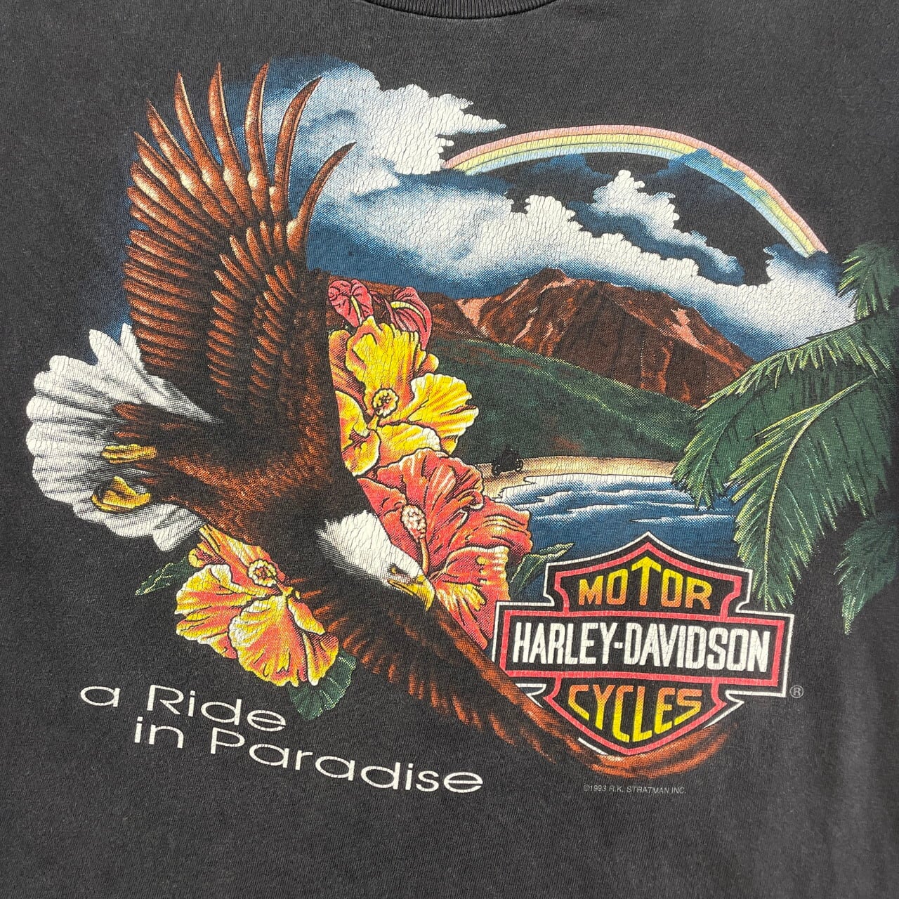 90年代 USA製 Harley-Davidson HONOLULU,HAWAII ハーレーダビッドソン  