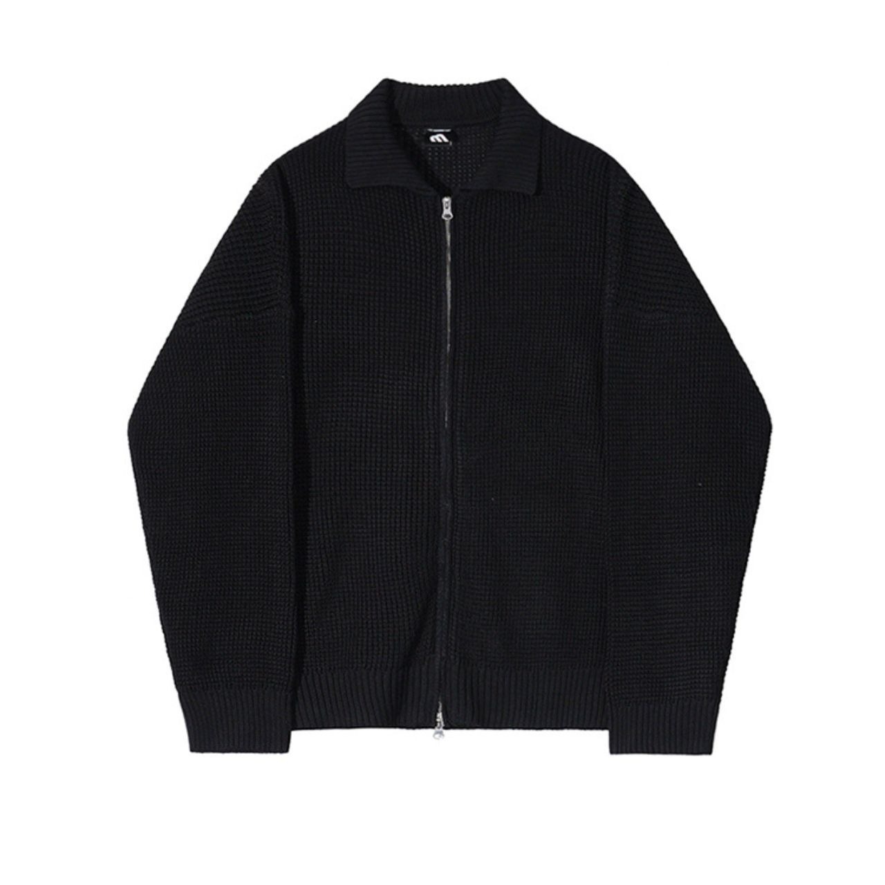 ラペルジップアップニット　MT0080315