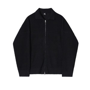 ラペルジップアップニット　MT0080315