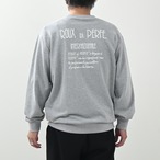 ハートロゴ×バック刺繍トレーナー