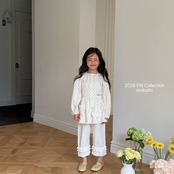 韓国子供服 / ninibello / Miel Lace Pants  / パンツ *XS~XXL*
