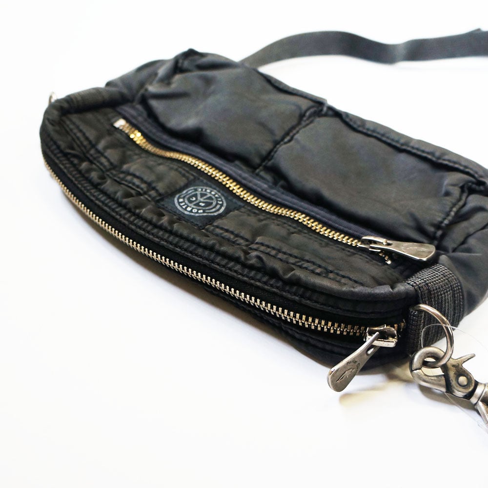 Porter Classic (ポータークラシック) SUPER NYLON SHOULDER BAG S -BLACK-  スーパーナイロンショルダーバッグ ブラック [PC-015-192]