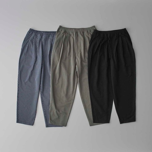 CURLY&Co./SEERSUCKER 3 TUCK PANTS