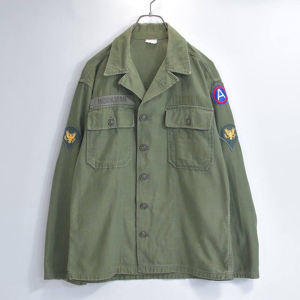60s USA製 U.S. ARMY ユーエスアーミー OG-107 1stタイプ 筒袖