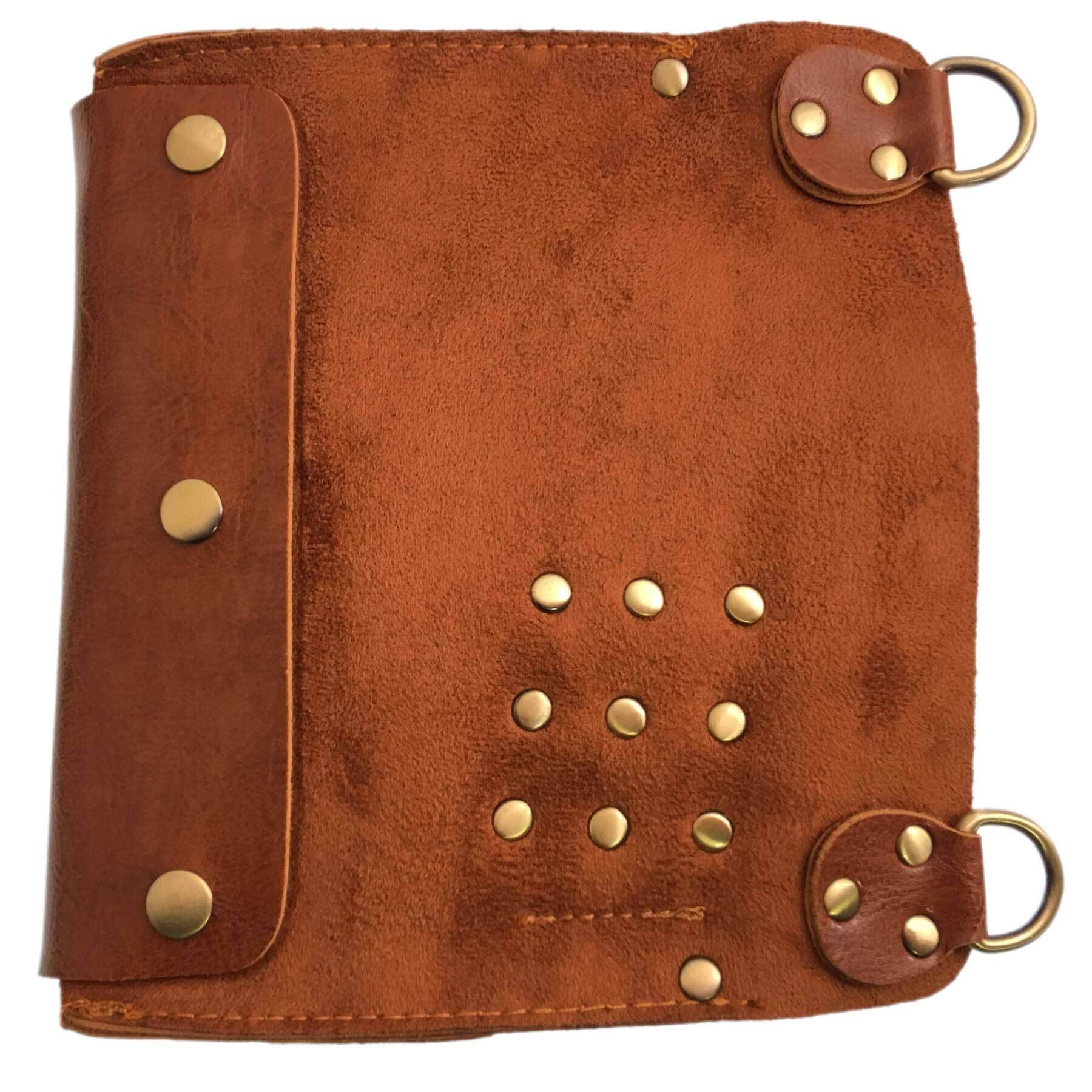 シザーケース ブラウン ハサミ7丁 スクエア型 PUレザー 美容師