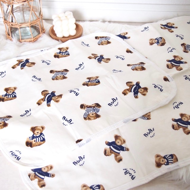 【Sサイズ】くまちゃんカフェマット